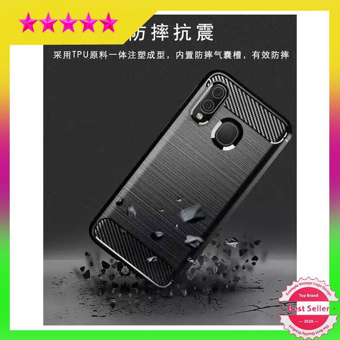 SAMSUNG A10 A20 SOFT CASE BRUSHED CARBON