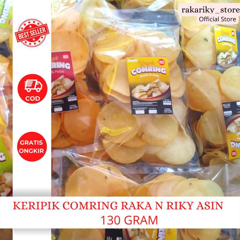 

KERIPIK COMRING RAKA N RIKY ASIN [150 GR]