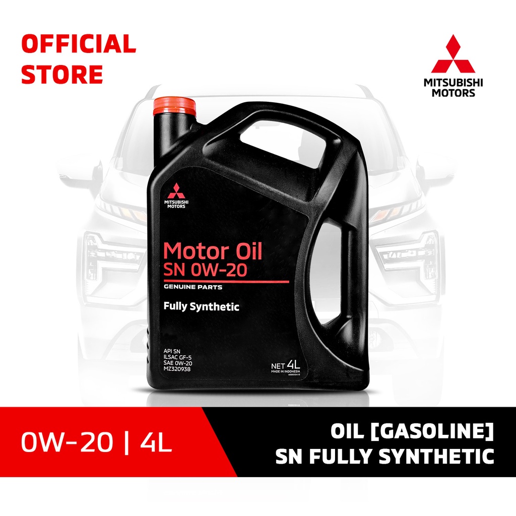 Jual Mitsubishi Motors Genuine Parts Oil [Gasoline] 0W-20 SN Fully ...