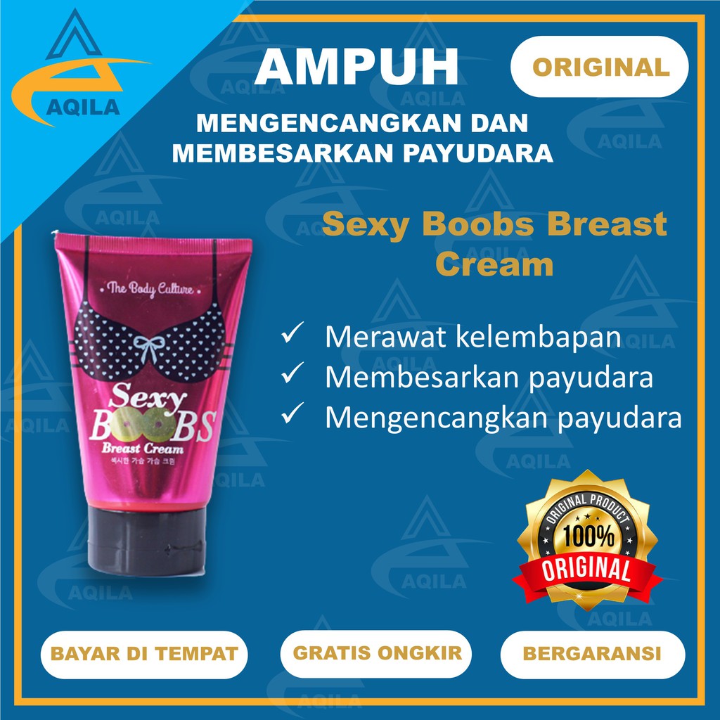 Cream Pembesar Pengencang Pencerah payudara AMPUH Permanen Cepat Sexy Boobs Breast Cream ORI BPOM