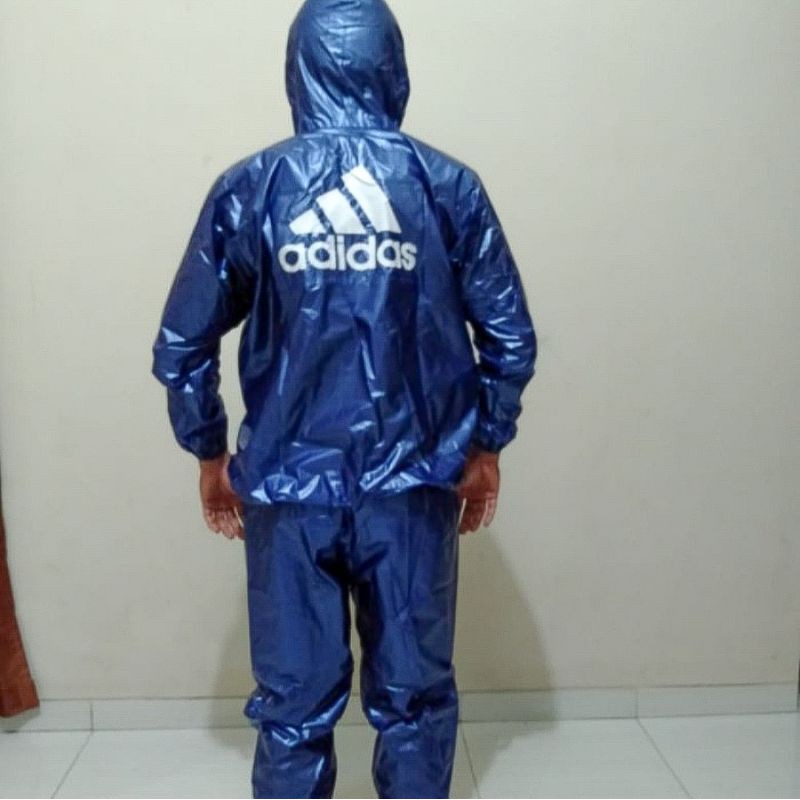 Jas hujan Adidas/Jas hujan/Jas hujan multifungsi/Jas hujan sauna/Jas hujan stelan pria & wanita
