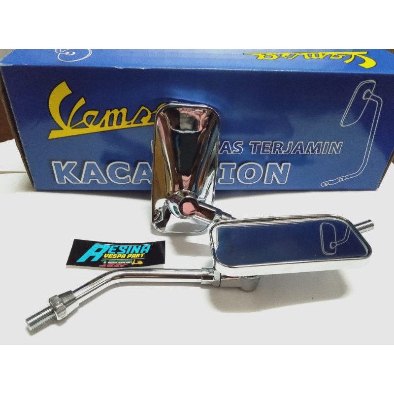 spion kotak croom vespa merk vemsa Vespa super sprint ps pts px