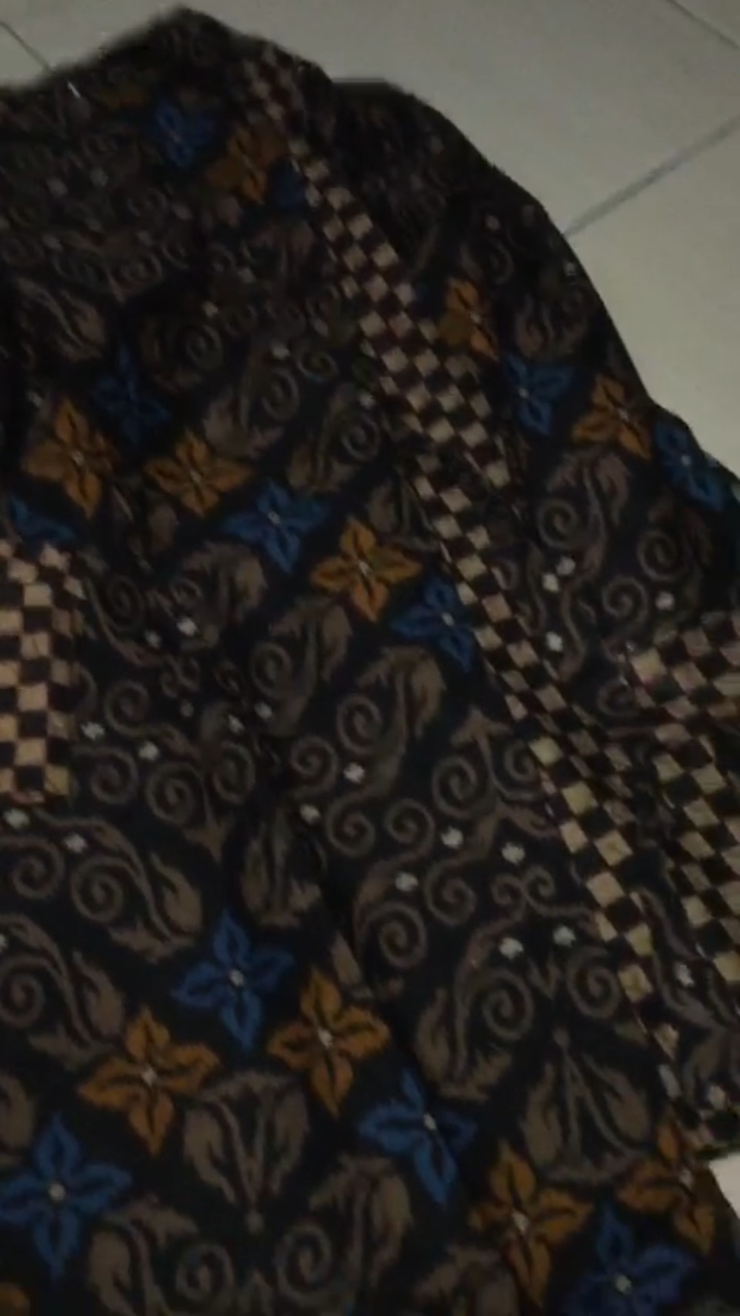 Tunik Batik Wanita Motif Songket Kombinasi Kotak L Liris Respati Garis Seragam Batik