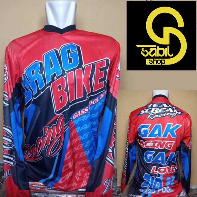 Kaos Jersey Racing Drag Bike Gak Racing Gak Love Warna Mix Terbaru
