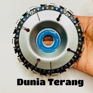 Wood Carving Disc XENON  4'' Mata Gerinda Grinder Gurinda Ukir Pahat Potong Kayu Chainsaw Disc Chain Saw Rantai Chain Carving Disc XENON D89010