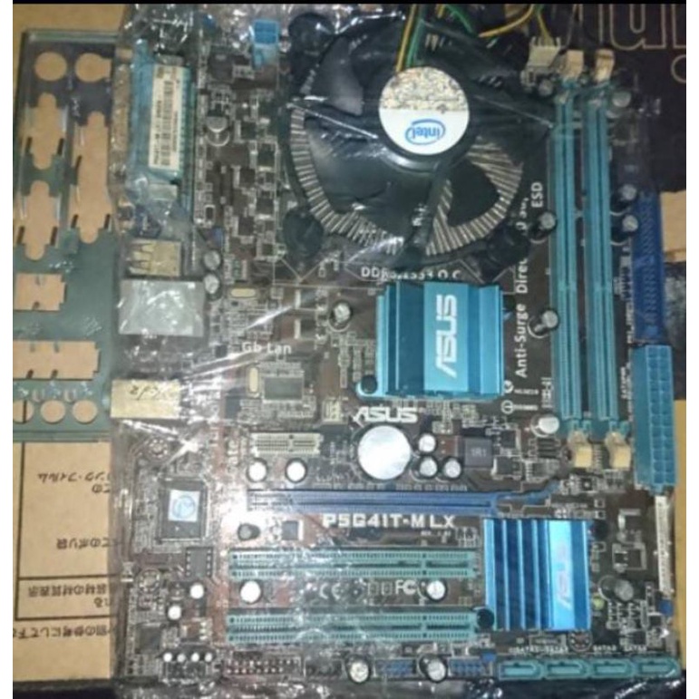 MOBO G41 DDR3, MSI, ASUS, GIGABYTE, ASROCK, + Processor Core2 duo