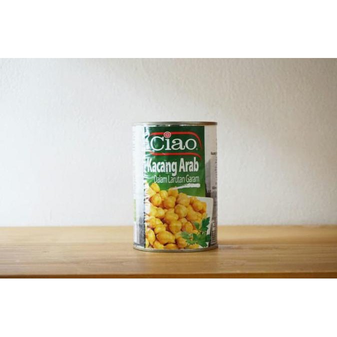 

Ciao Chick Peas 400Gr (Kacang Arab Dalam Larutan Garam) Dafa.Olshop