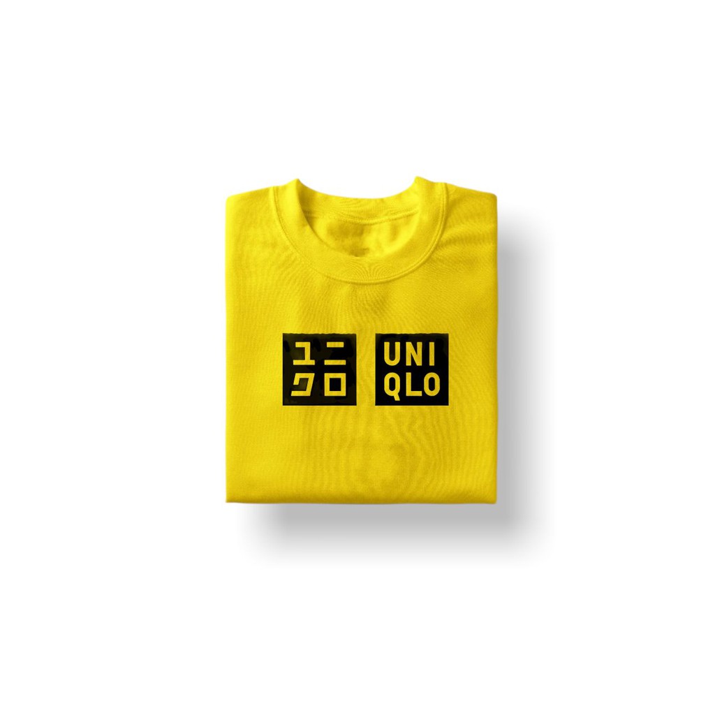 COD BAYAR DI TEMPAT KAOS BAJU UNIQLO LOGO KATUN KOMBED 30S PREMIUM DISTRO PRIA WANITA TSHIRT TEES-5