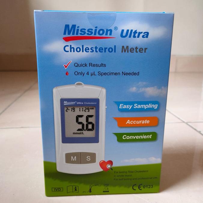 Alat Test Kolesterol Total Alat Cek Kolesterol Mission Ultra Termurah
