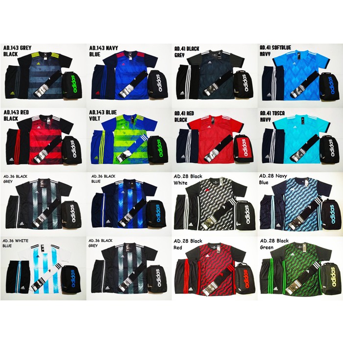 Olahraga COMBO 3 in 1 Kaos FUTSAL / BOLA (Cocok Untuk Kaos Tim) PRINTING Mix