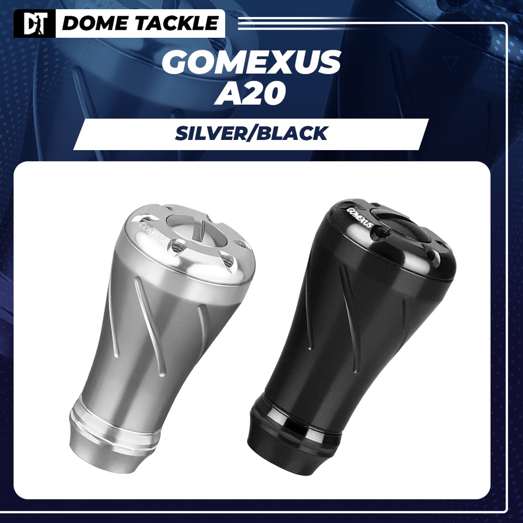 Jual Gomexus Power Knob Aluminium A20 Silver / Black | Shopee Indonesia