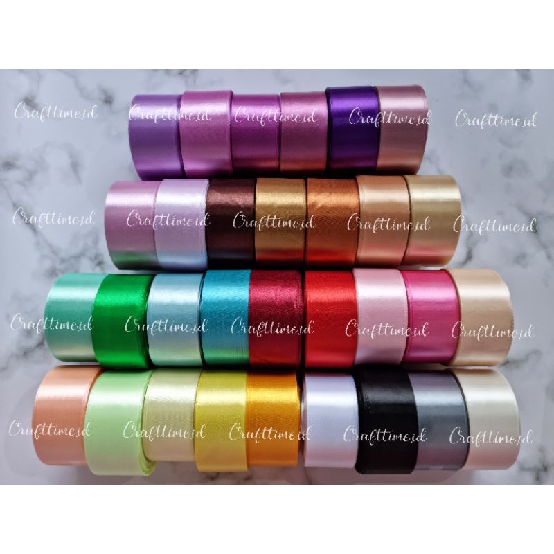 [1 ROLL] PITA SATIN 1.5 INCH atau 4 Cm