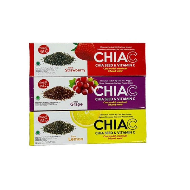 

Chia C infused water - chia seed- (1pack = 5 sachet)