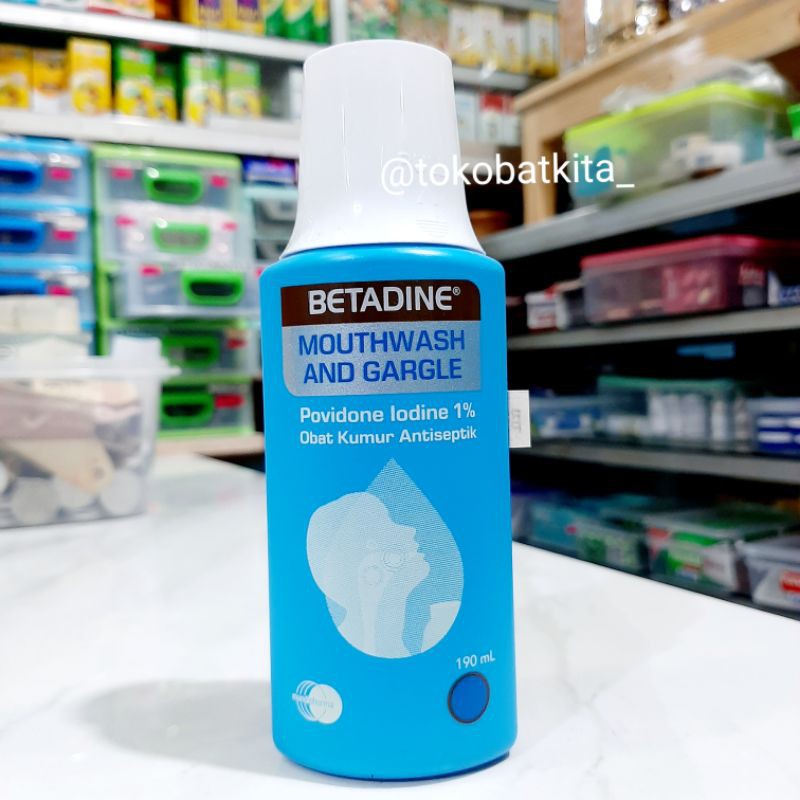 [KEMASAN BARU] BETADINE KUMUR / SARIAWAN BAU MULUT NAFAS BAU GUSI BENGKAK SAKIT GIGI / ANTISEPTIK