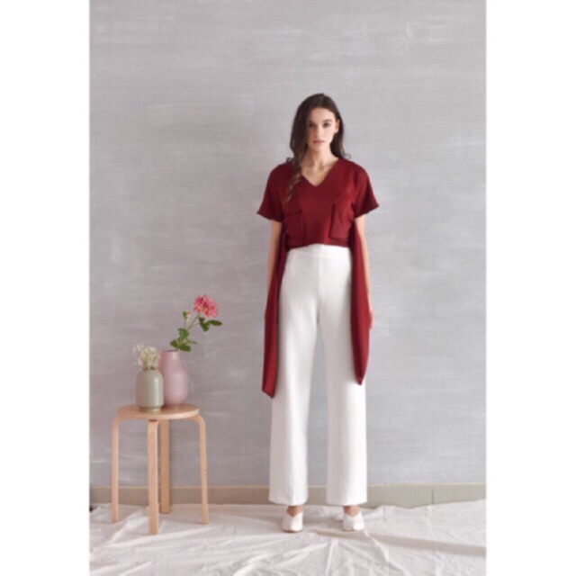 Best Seller Celana High Waist Cullote Pants 12 WARNA Best Seller Celana High Waist Cullote Pants 12 WARNA