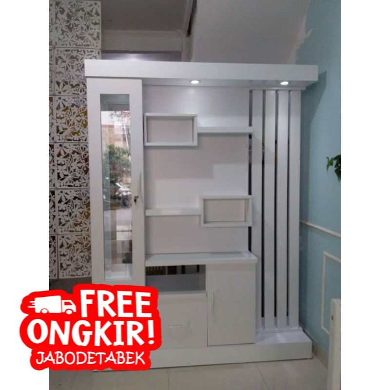 LEMARI PARTISI SKAT RUANGAN 2 MUKA TREND