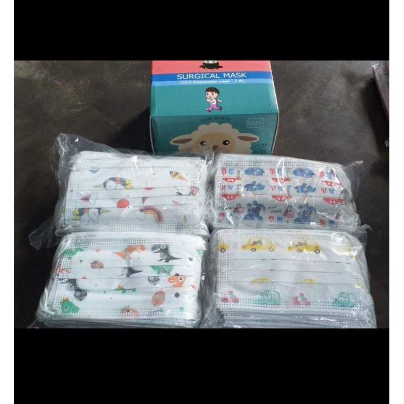 masker anak isi 50pcs
