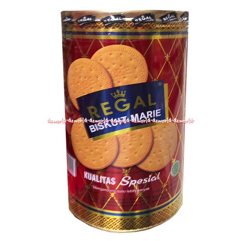 Regal Marie Biskuit 1kg Tin Kaleng Rantai Emas Biskuit Bulat Regal Biskut Reggal Mari Marrie