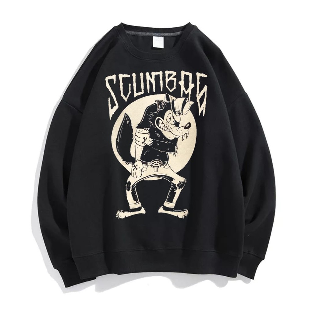 SWEATER UNISEX SCUMBAG /// ATASAN FLEECE TEBAL HALUS KEKINIAN TERBARU''