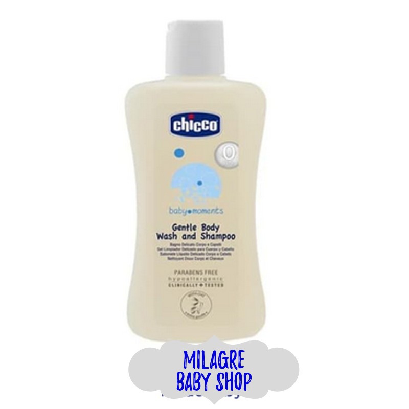 chicco body wash and shampoo