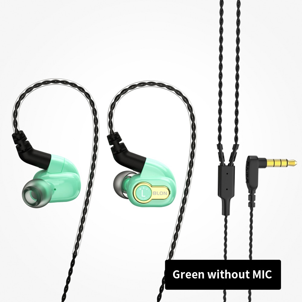 Blon Bl-05S Bl05S Earphone In Ear Hifi Generasi 3 Bahan Karbon Diafragma 10mm Untuk Olahraga