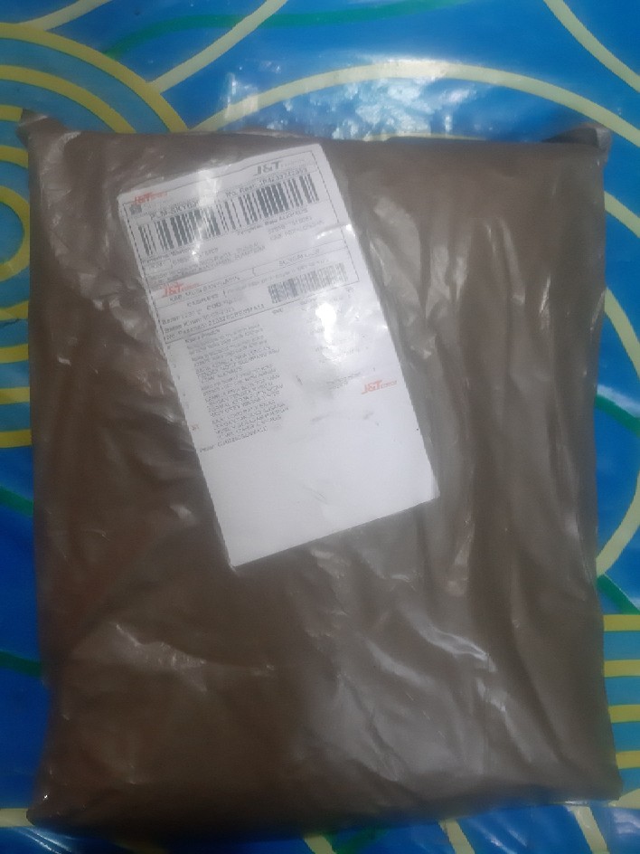 Batik Kemeja Pria Lengan Pendek  Motif Slempang Abu Hitam Alkhalis