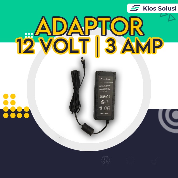 Adaptor Accessoris Akses Kontrol | Access Control | 12 Volt 3 Ampere