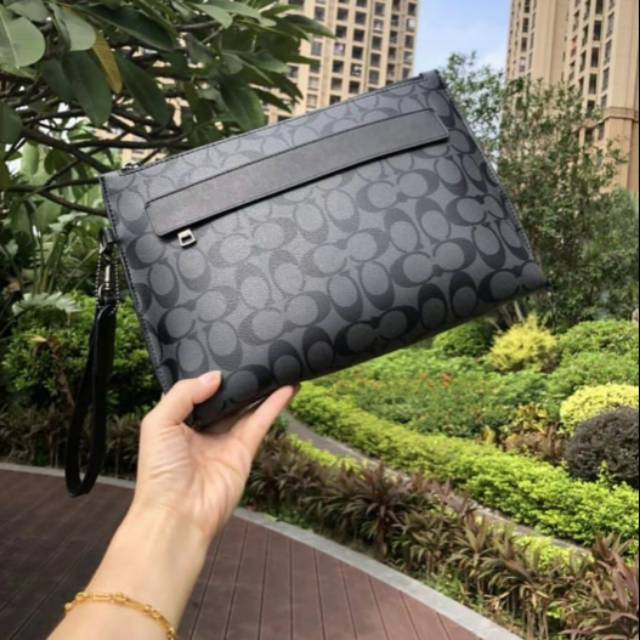 Coach Signature Carryall Handbag Pouch