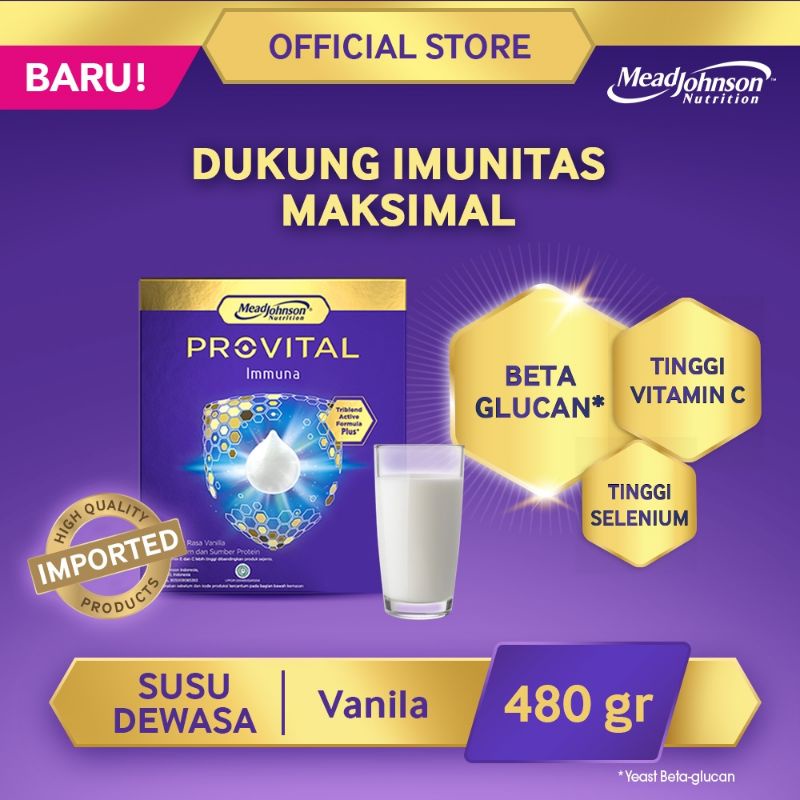 Susu dewasa PROVITAL Immuna 480gr