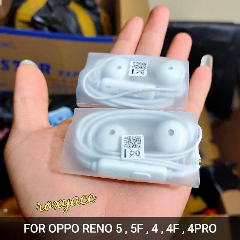 Headset Oppo Reno 7 4G 5G a57 A77S Reno 8 4G 7z 8z  a53 a15 a54 a74 a94 a55 a16 a91 a92 reno 4 reno 5 4f reno 4 pro a9 2020 a5 2020 Oppo Reno 5f Earphone Handsfree