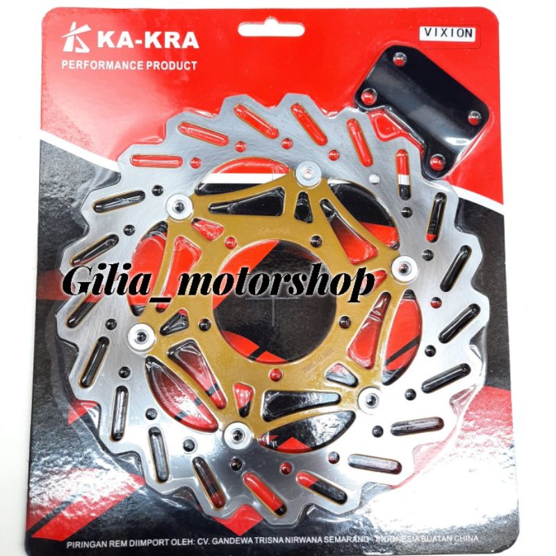 Piringan cakram depan lebar model gerigi 300mm motor yamaha vixion old dan vixion Piringan Disc