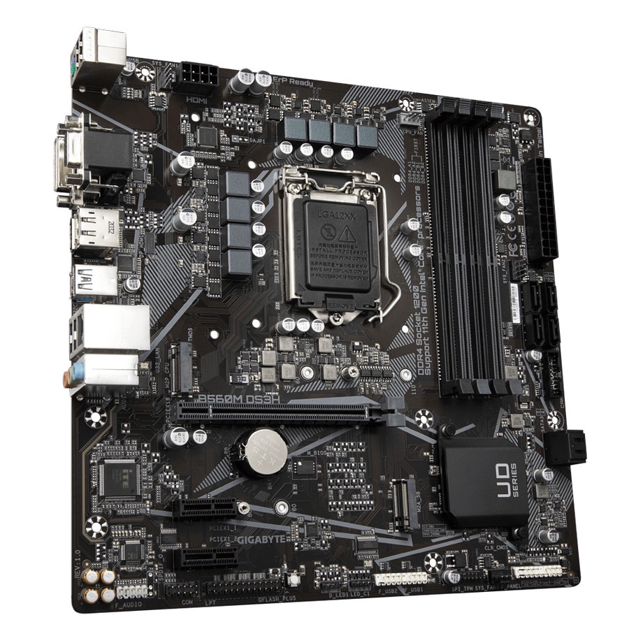 Gigabyte B560M DS3H V2 (LGA1200, B560, DDR4, USB3.2, SATA3)