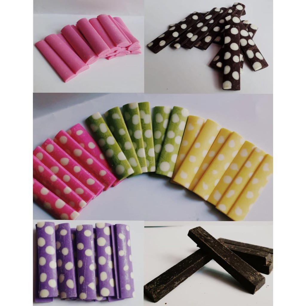elmer coklat choco stik warna polka 100 gram