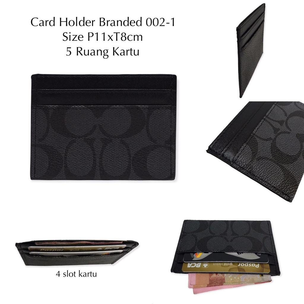 Dompet kartu tipis pria dan wanita model slim CARD HOLDER 5 kartu keren termurah meriah IMPORT BRANDED