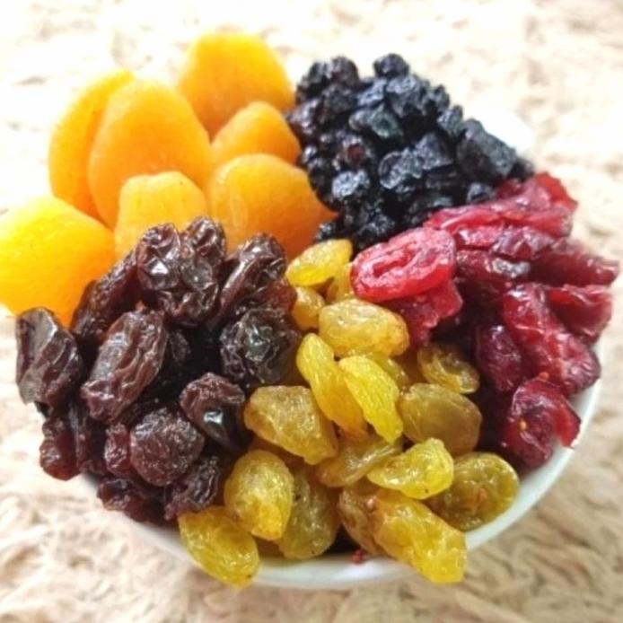 

Mixed Dried Fruit 500gr Cranberry Bluberry Aprikot Jumbo raisin dark