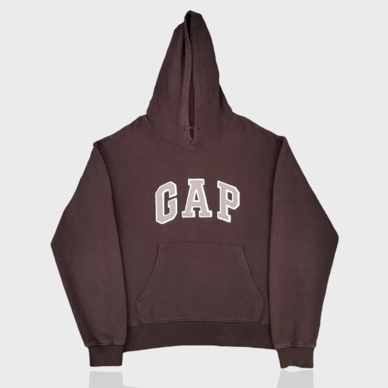Hoodie Gap Second Coklat