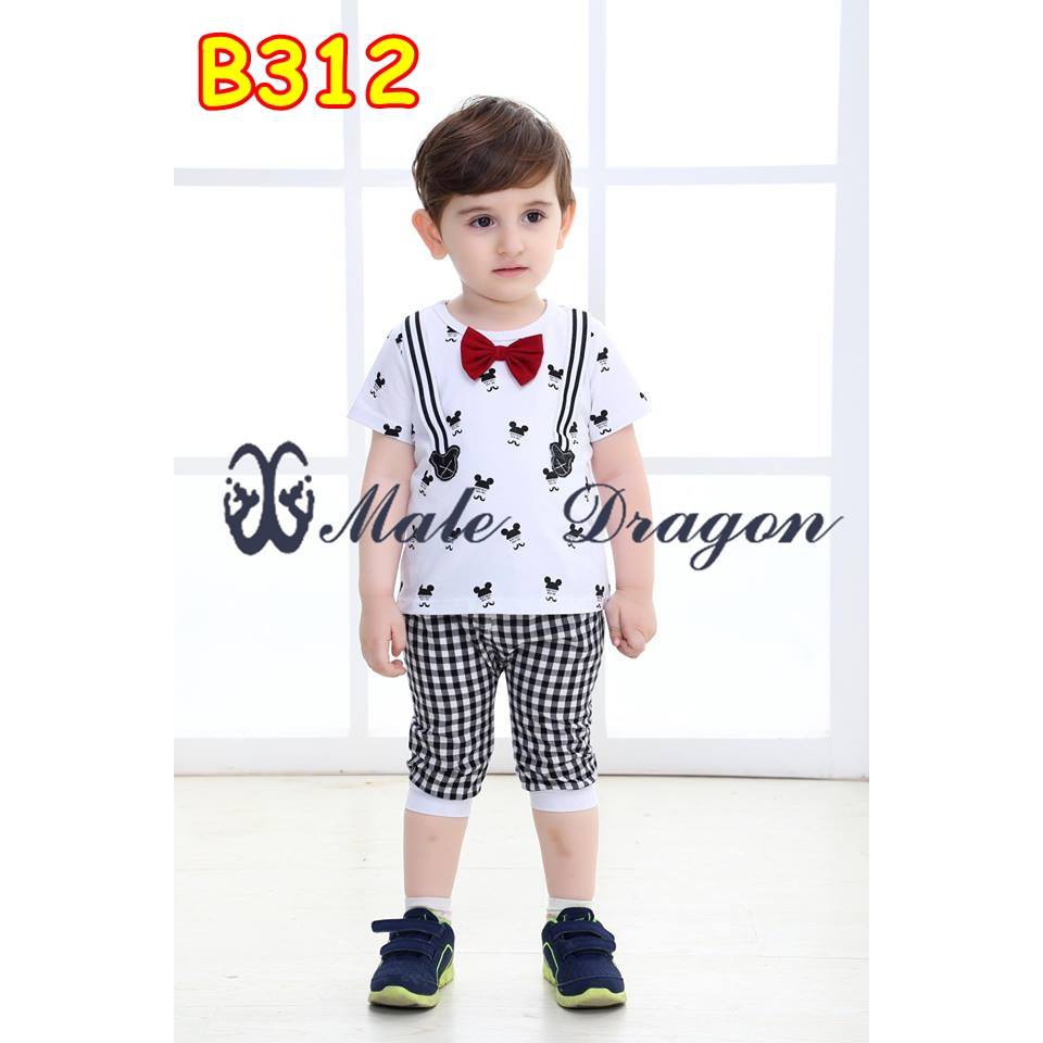 B312 SETELAN BAJU ANAK MALE DRAGON