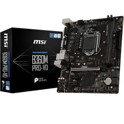MSI MOTHERBOARD B360M PRO-VD
