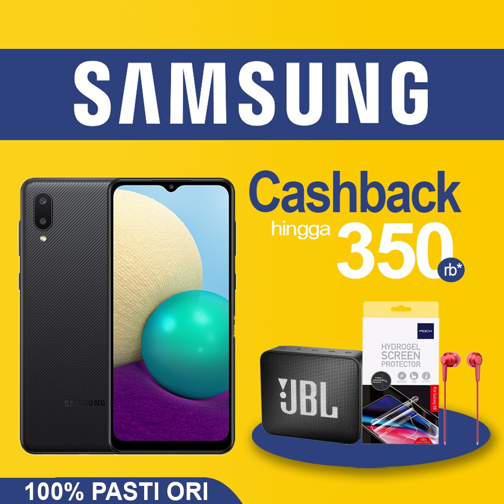 Samsung A02 2/32 GB Samsung Galaxy A02 3/32 GB Garansi Resmi