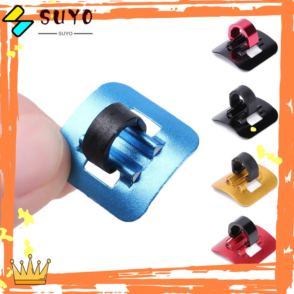 Suyo 1 / 2 / 5pcs Klip Kabel Rem Sepeda Bentuk C 7 Warna Untuk Outdoor