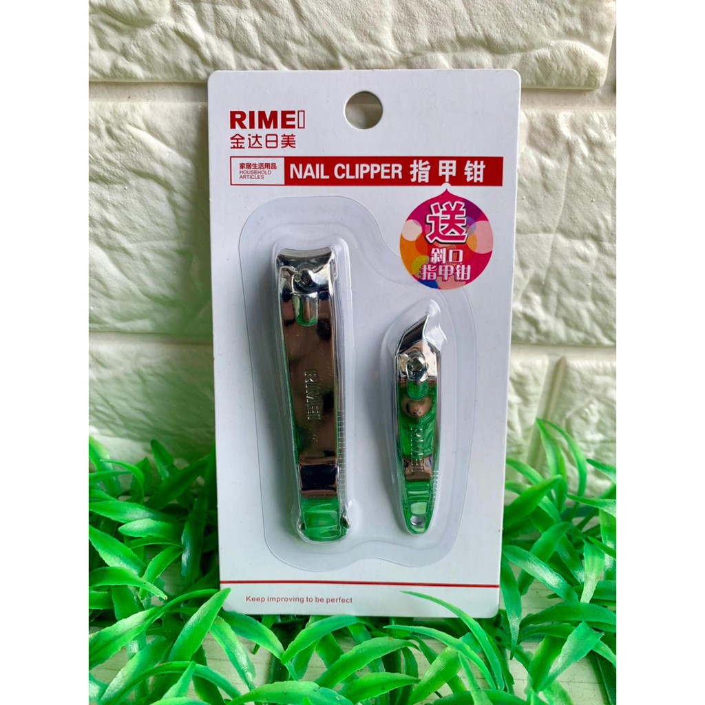 Rimei Gunting Kuku Set - Standar Dan Miring / Menicure Pedicure