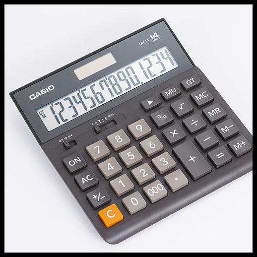 

Casio Dh 14 - Calculator Desktop Kalkulator Meja Kantor Office Dh-14