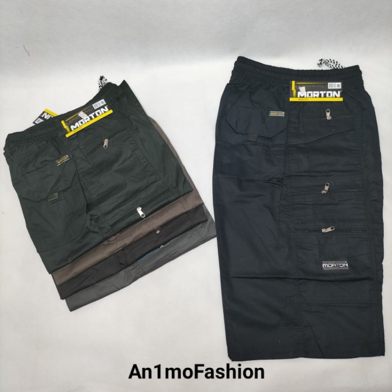 Celana Santai Pria Morton 5/6 68cm 5 Warna / Celana Ponggol Pria