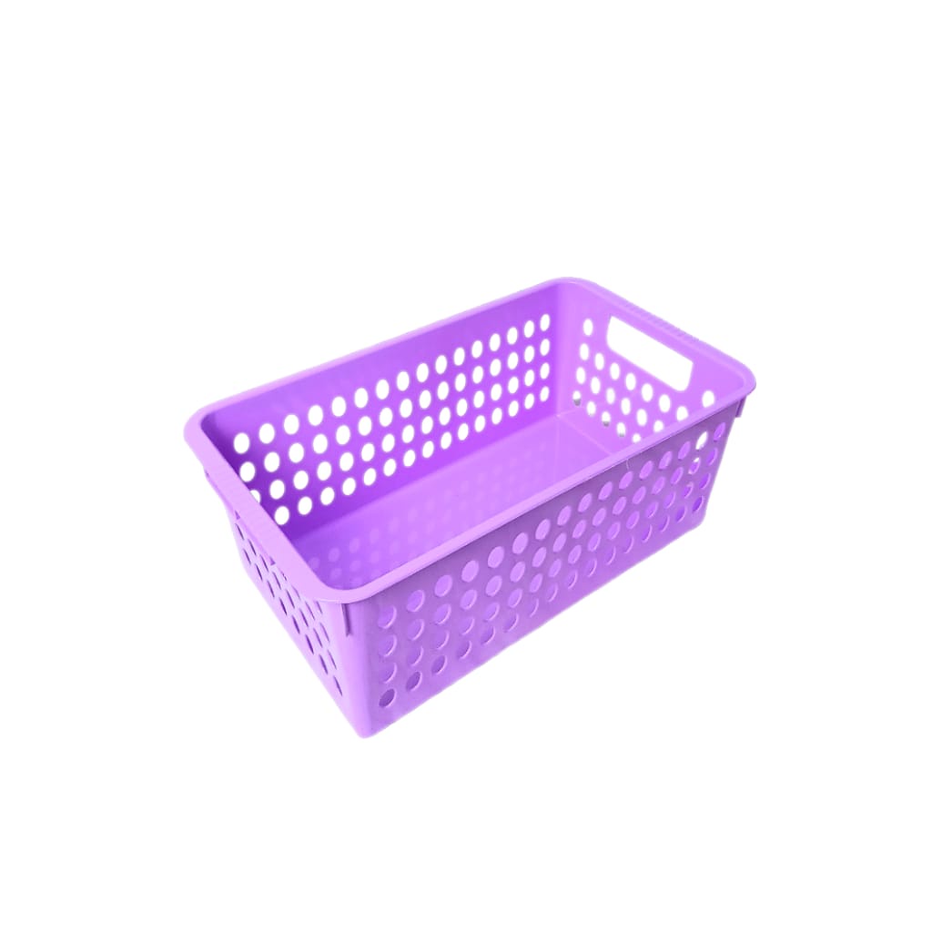 Keranjang Serbaguna Plastik Storage Desk Box KR02 Tempat Kotak Food Grade Penyimpanan Makanan Aksesoris Baju Mini Organizer Container Murah