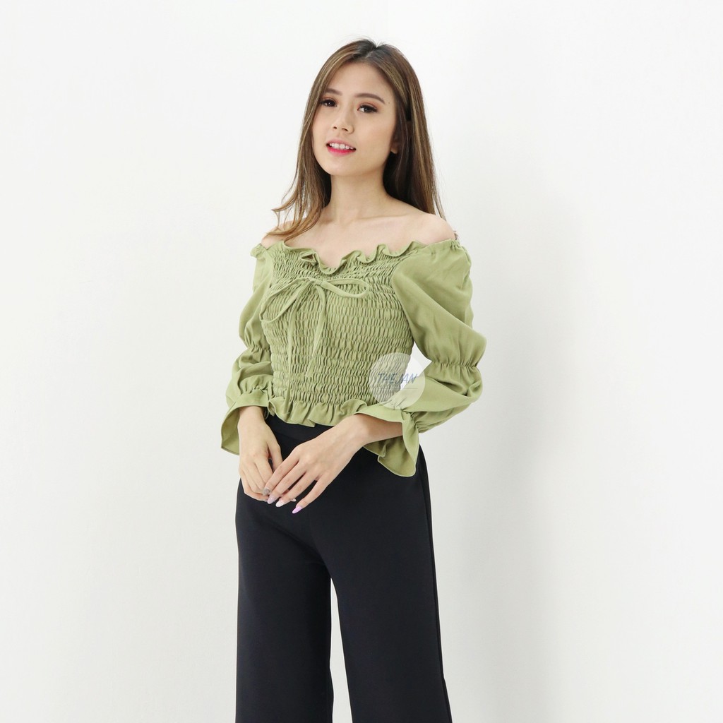 Mily puff top -Thejanclothes