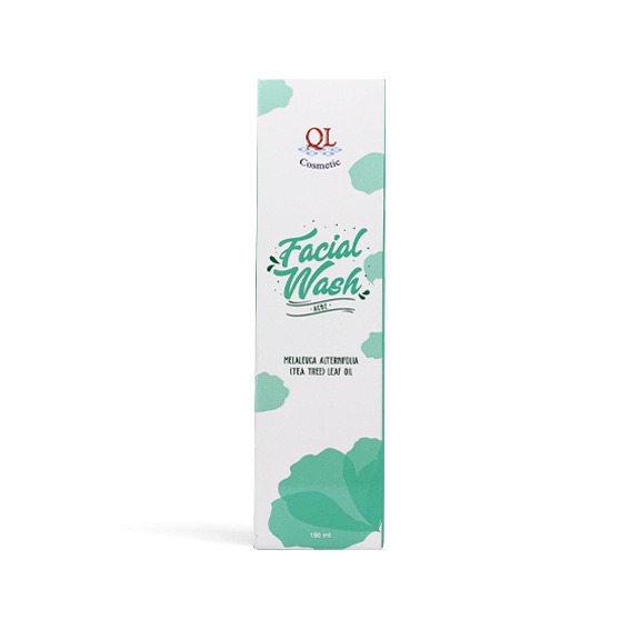 QL Facial Wash Brightening I Sabun Wajah jerawat anti acne 150 ml