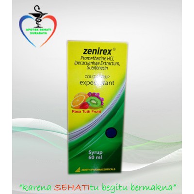 ZENIREX SIRUP EKSPEKTORANT OBAT BATUK 60ML