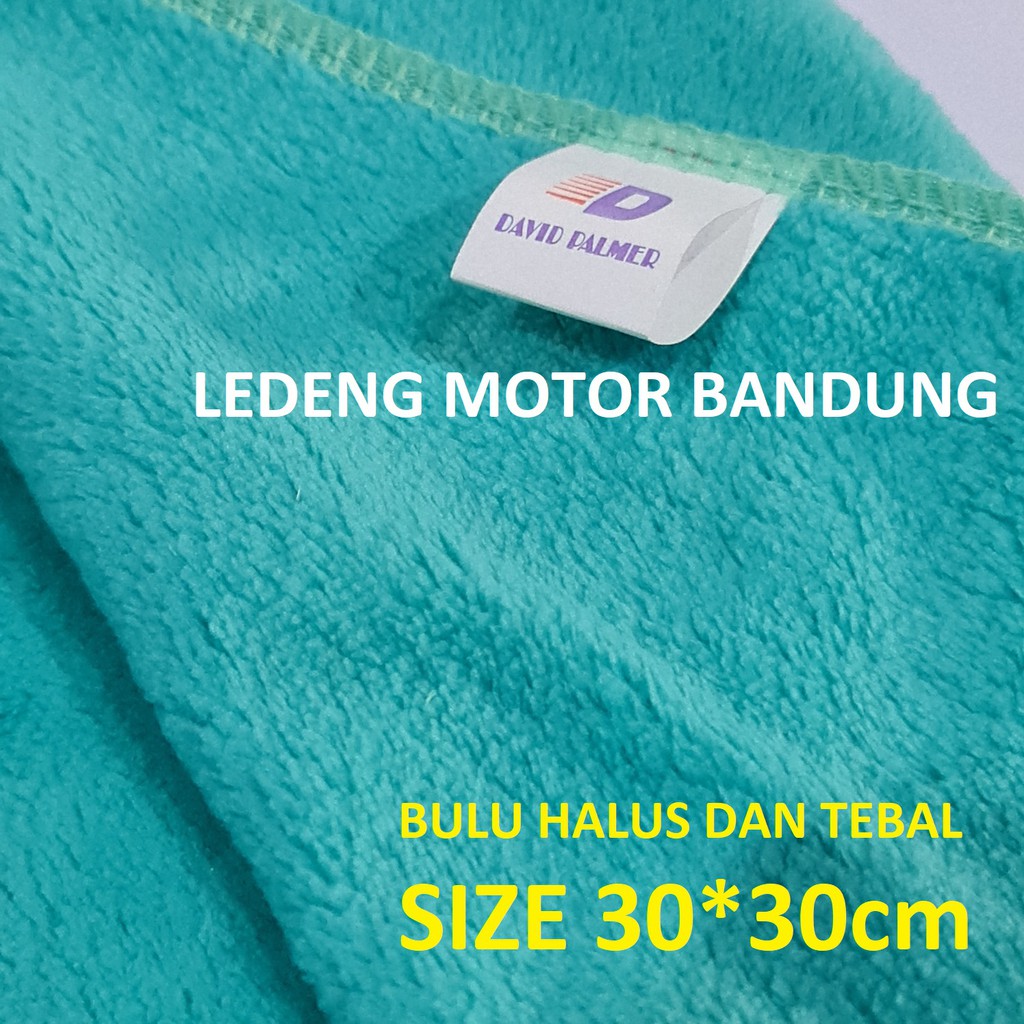 Tebal Microfiber David Palmer Kain Lembut Lap Halus Cuci Body Mobil Motor Dapur Piring Kotor