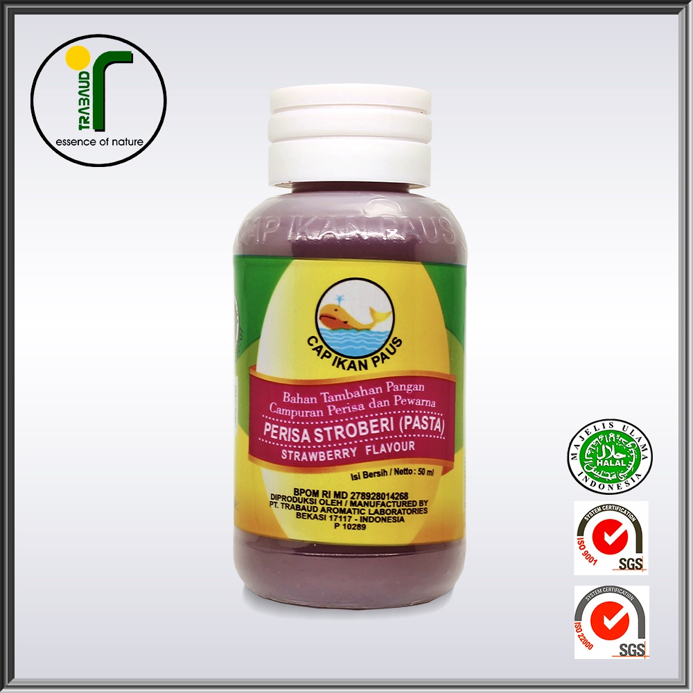 

Perisa Stroberi Pasta Strawberry Flavor 50 ML Cap Ikan Paus