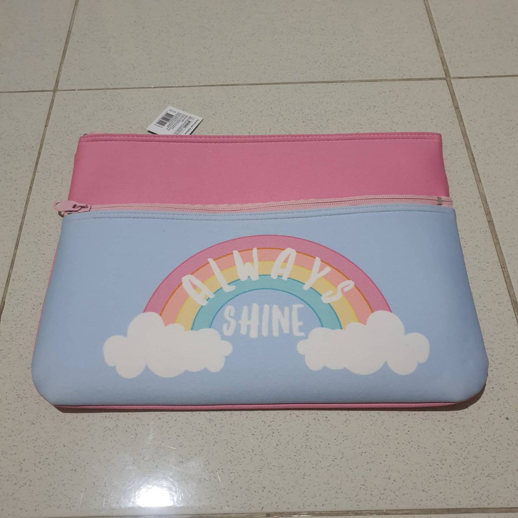 

Anko Zip Pencil Case Rainbow - Tempat Pensil Lucu